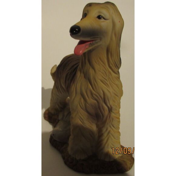 Afghan Hound vintage porcelain figure dog puppy - Picture 7 of 7